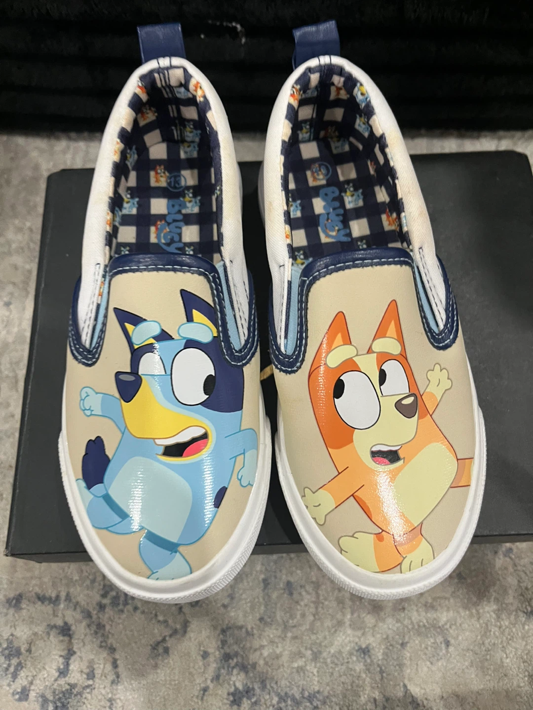 Bluey & Bingo Slip-On Shoes - Size 13 Toddler