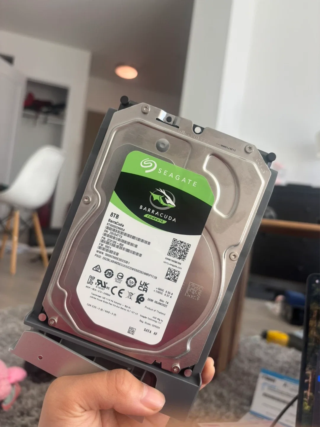 2 bay DAS & 2 Seagate BarraCuda 8TB hard drive - photo 2
