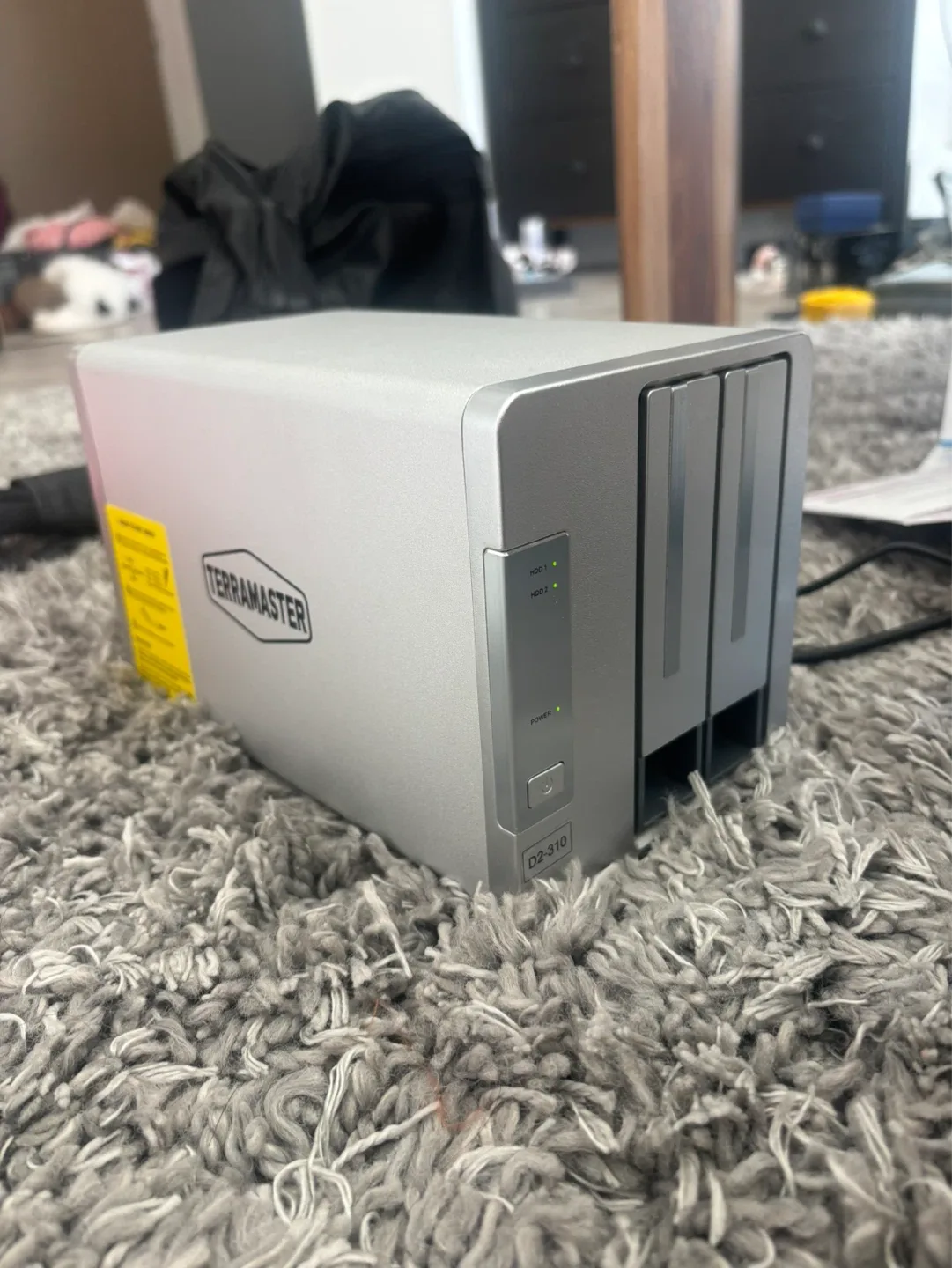 2 bay DAS & 2 Seagate BarraCuda 8TB hard drive