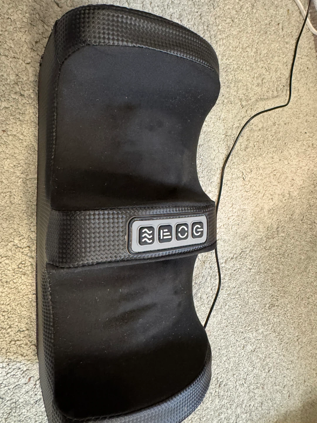 Black Electric Foot Massager