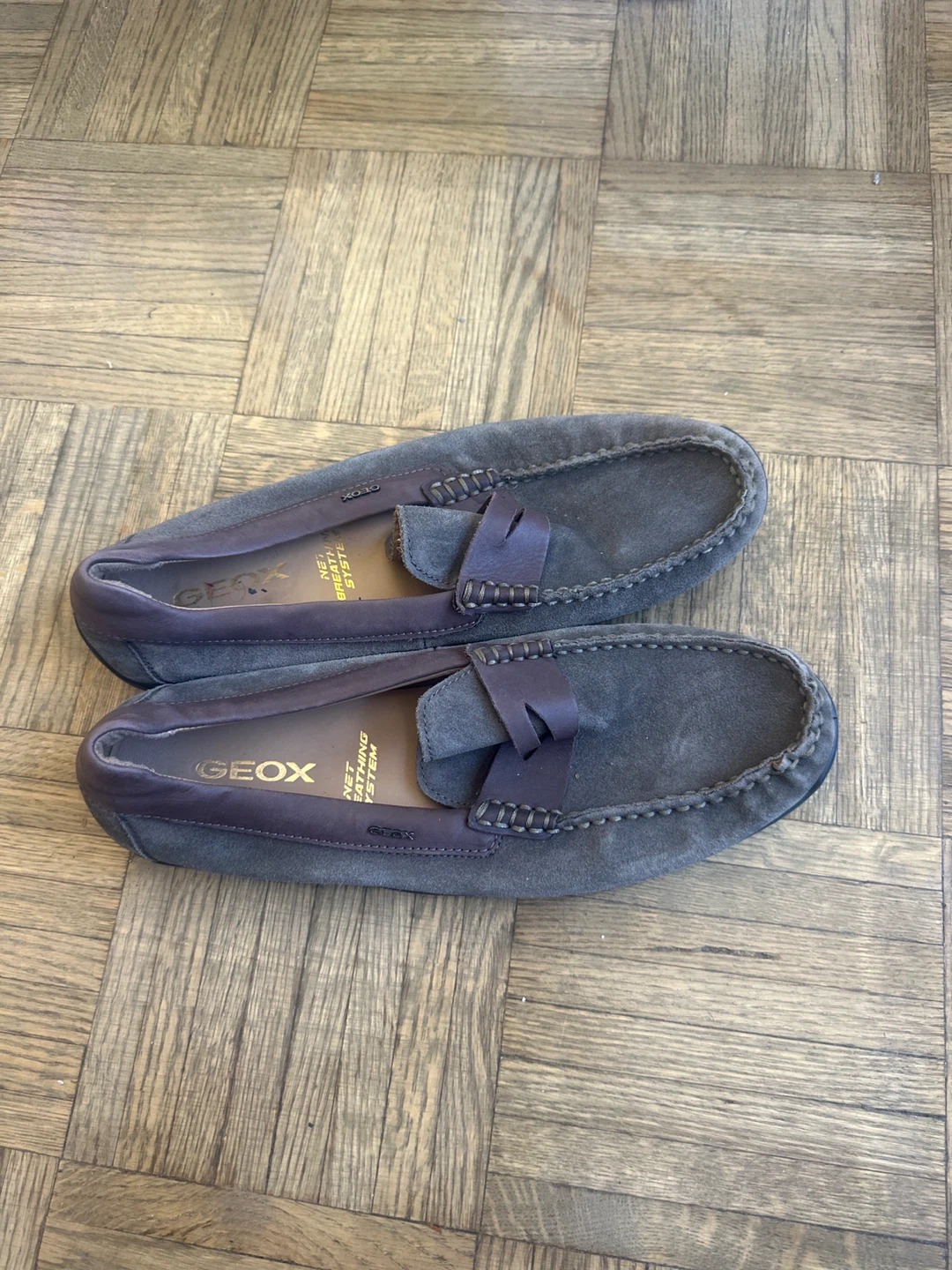Geox Suede Loafer Shoes
