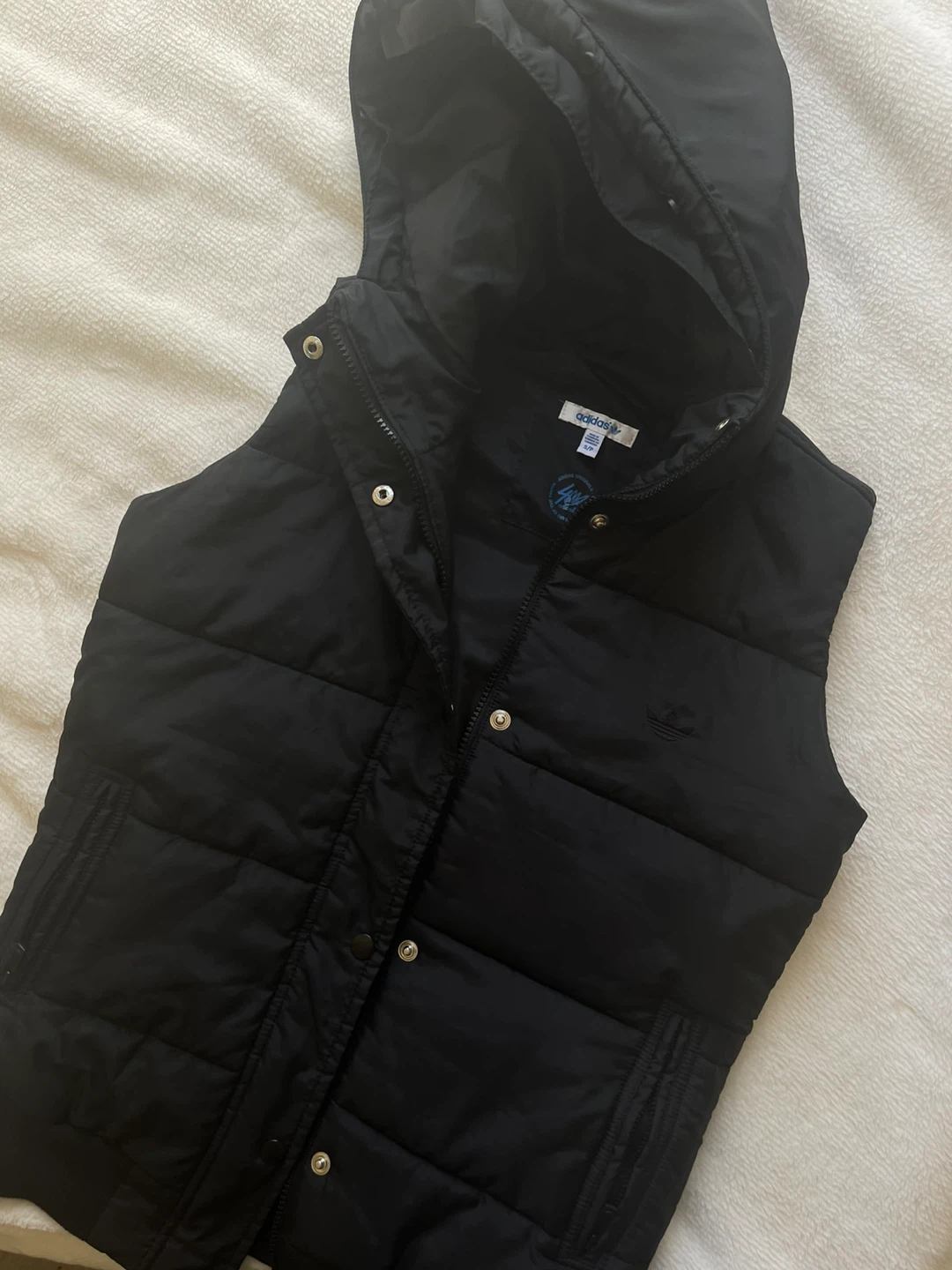 Adidas Puffer Vest Hooded Black - photo 2
