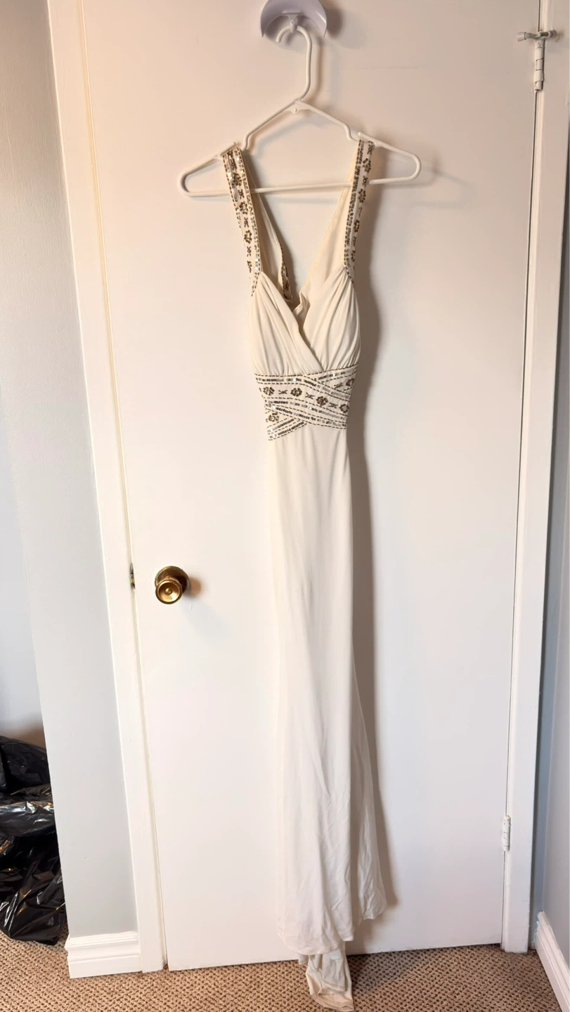 White prom dress - photo 3