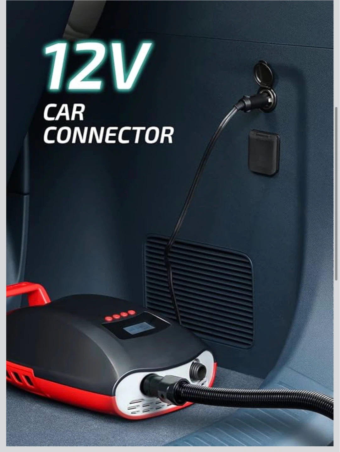 Paddle Board Pump - 20 PSI Electric Air Pump PP2 - photo 3