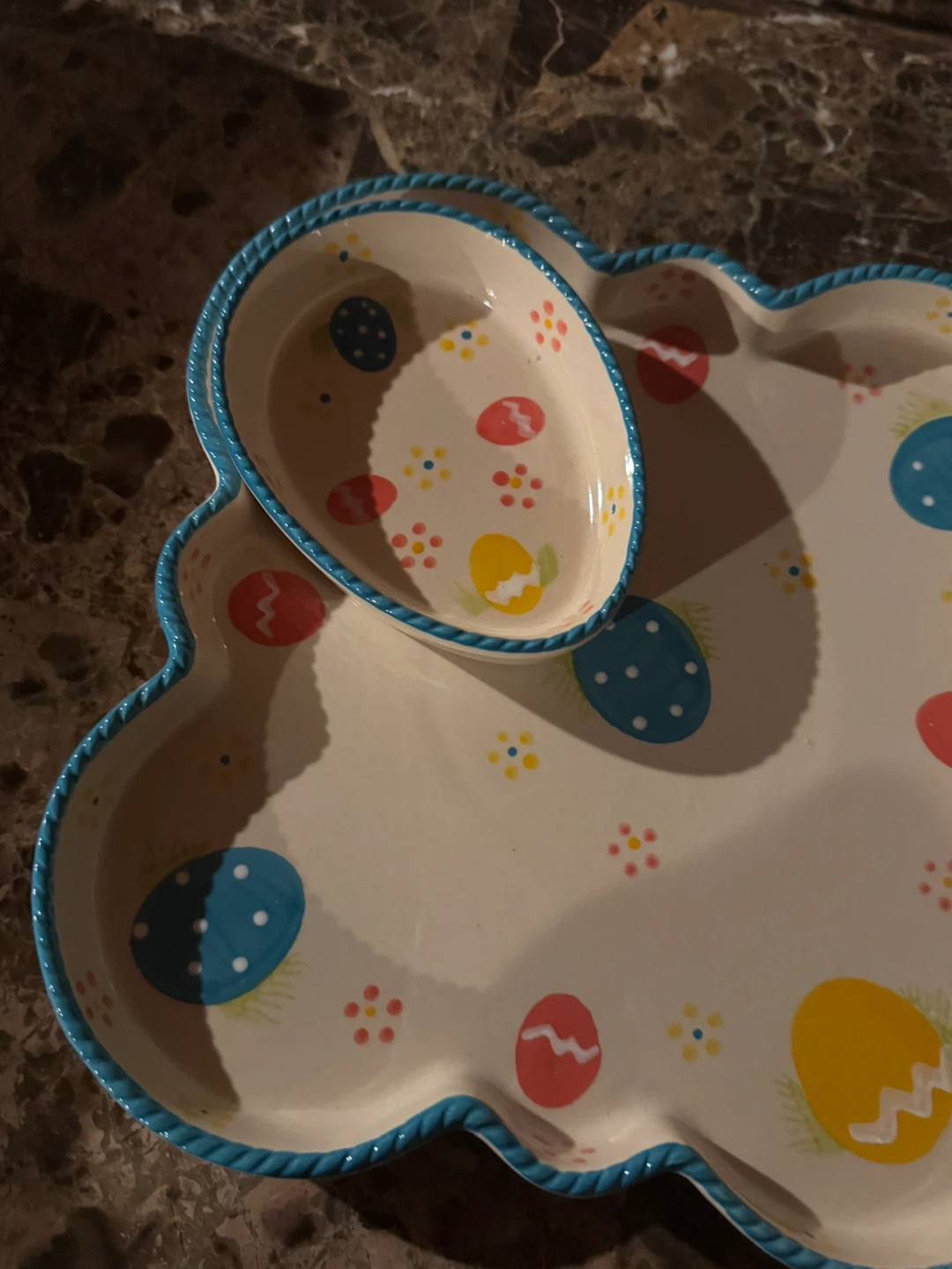 Temptations Old World Easter Egg Chip & Dip Platter - photo 2