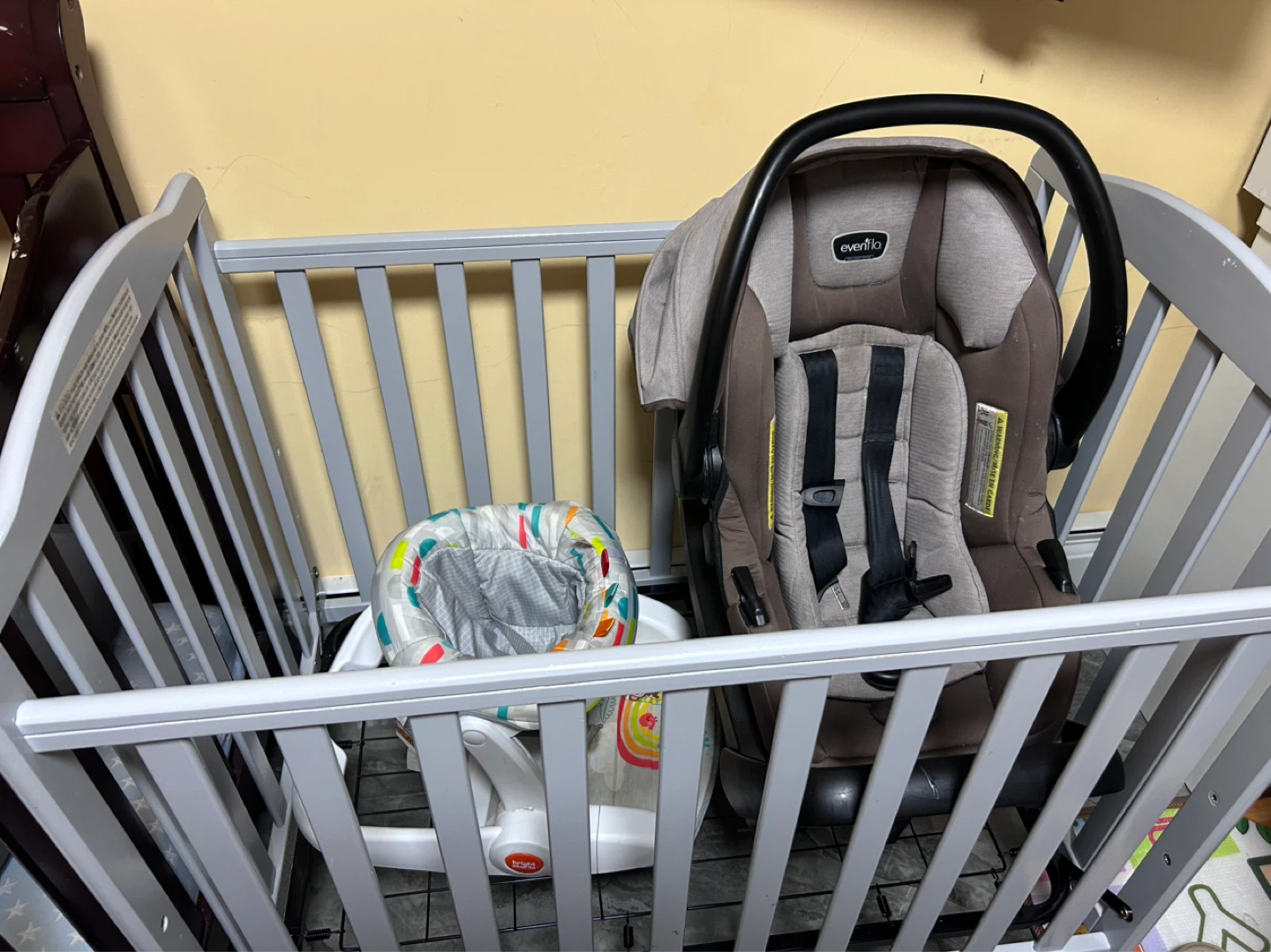 Baby Crib with Mattress Support