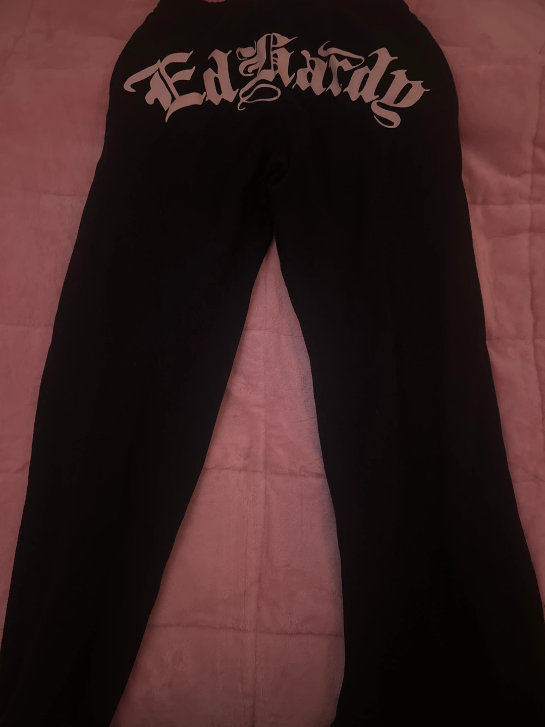 Ed Hardy Black Flame Track Pants XS - photo 2