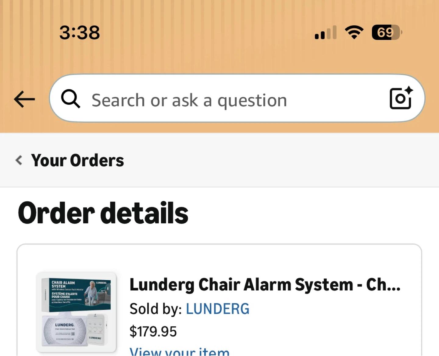 Lunderg Chair Alarm System with Wireless Sensor Pad & Monitor - photo 3