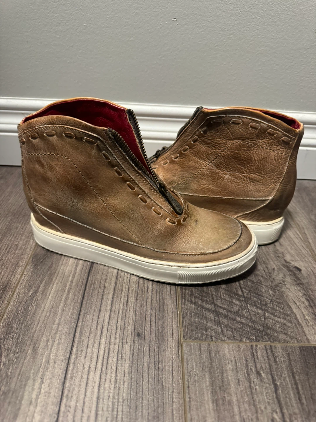 BED|STU High Top Zip Sneakers