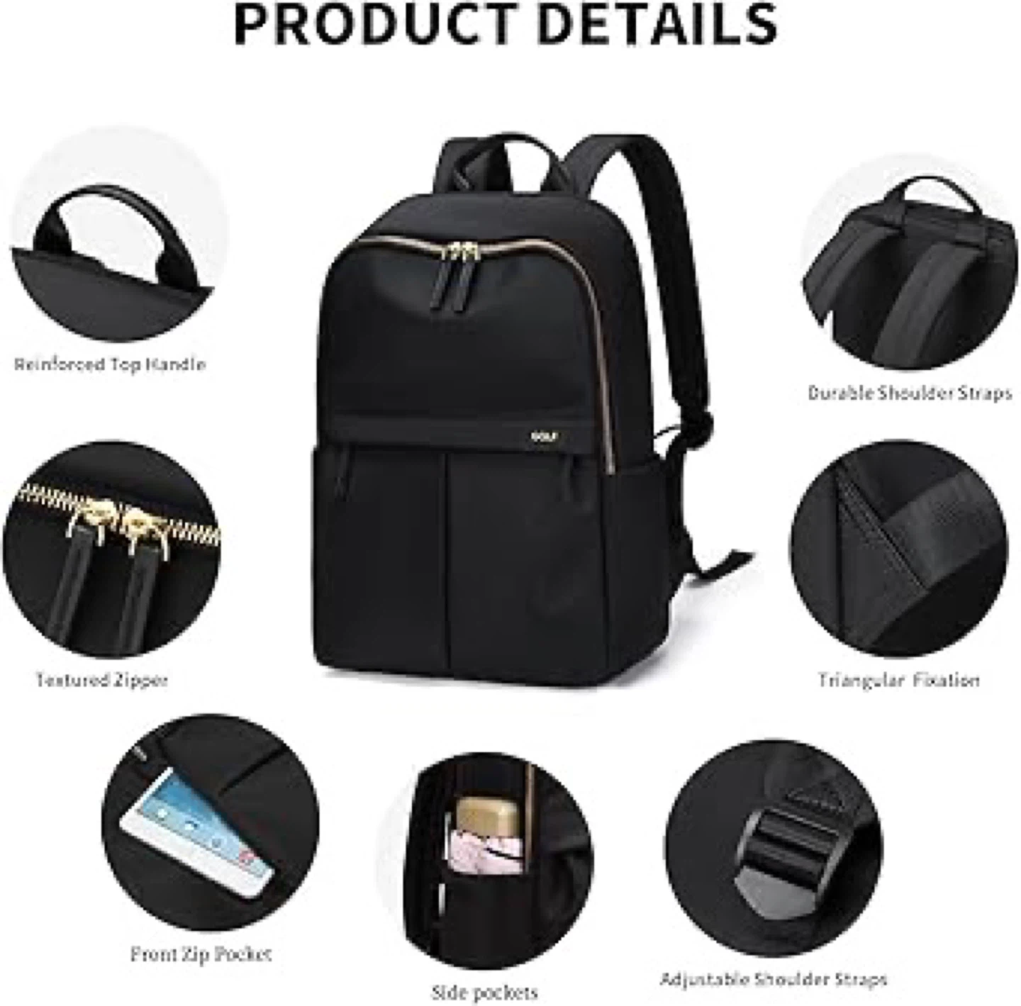 GOLF Black Backpack - photo 5