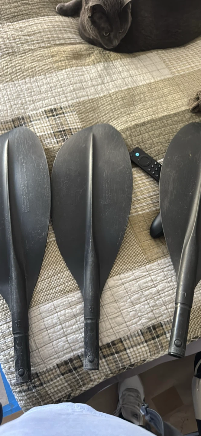 Pair of Black Kayak Paddles - photo 5