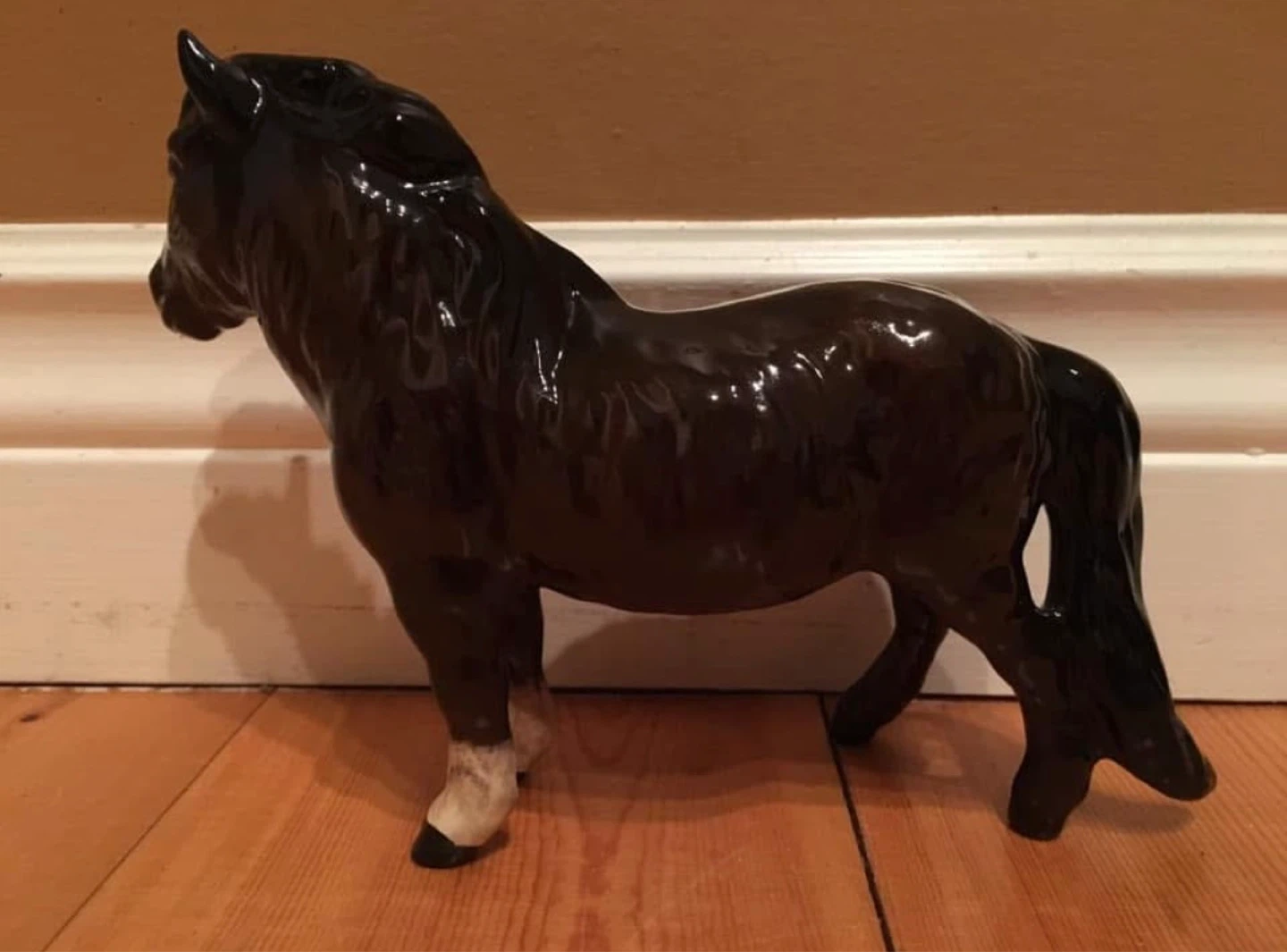 Beswick Shetland Pony Woolly Mare Porcelain Figurine #1033 - photo 2