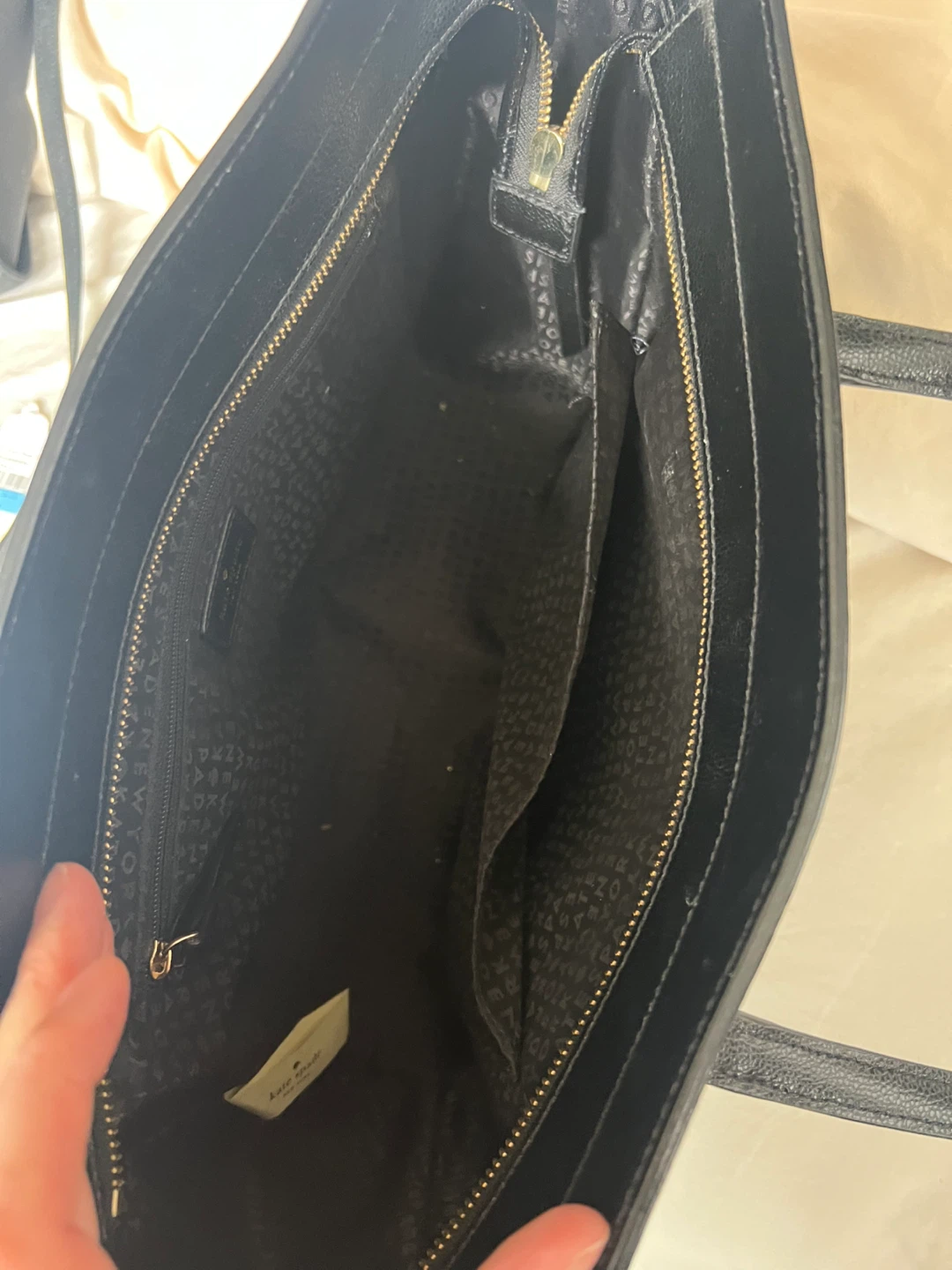 Kate Spade Black Leather Tote Bag - photo 5