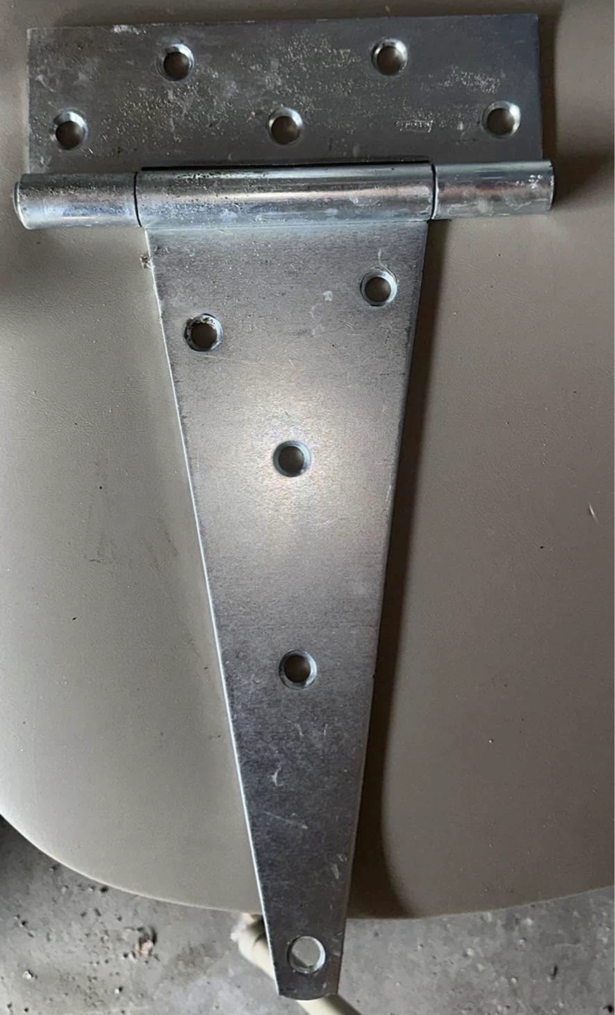 T-Hinge, Galvanized Steel