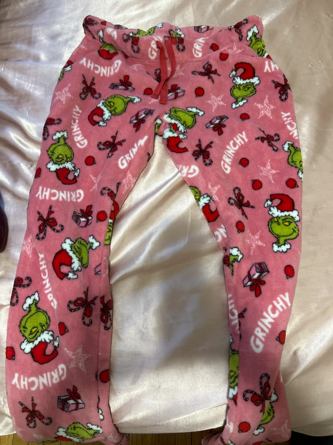 Pink Grinch Pajama Pants