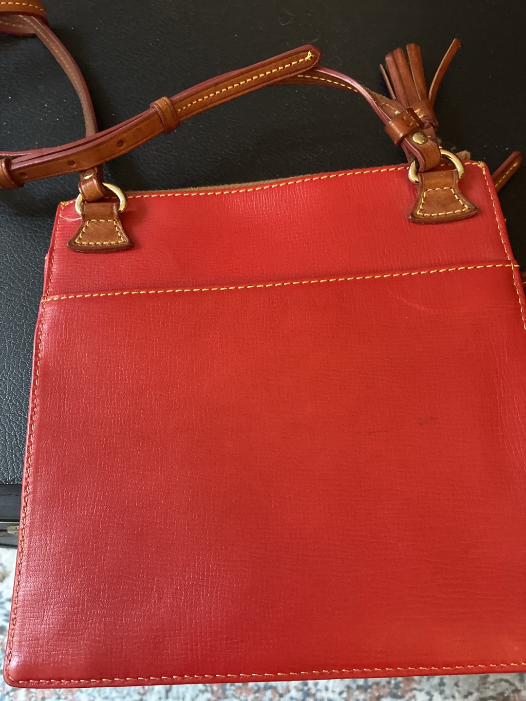 Dooney & Bourke Red Leather Crossbody Bag - photo 2
