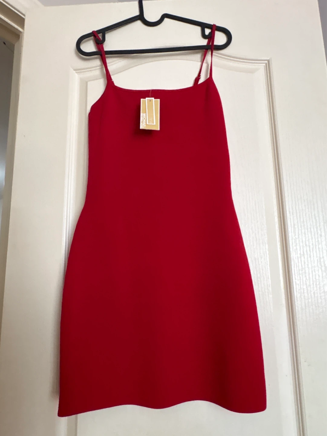Michael Kors Red Spaghetti Strap Dress