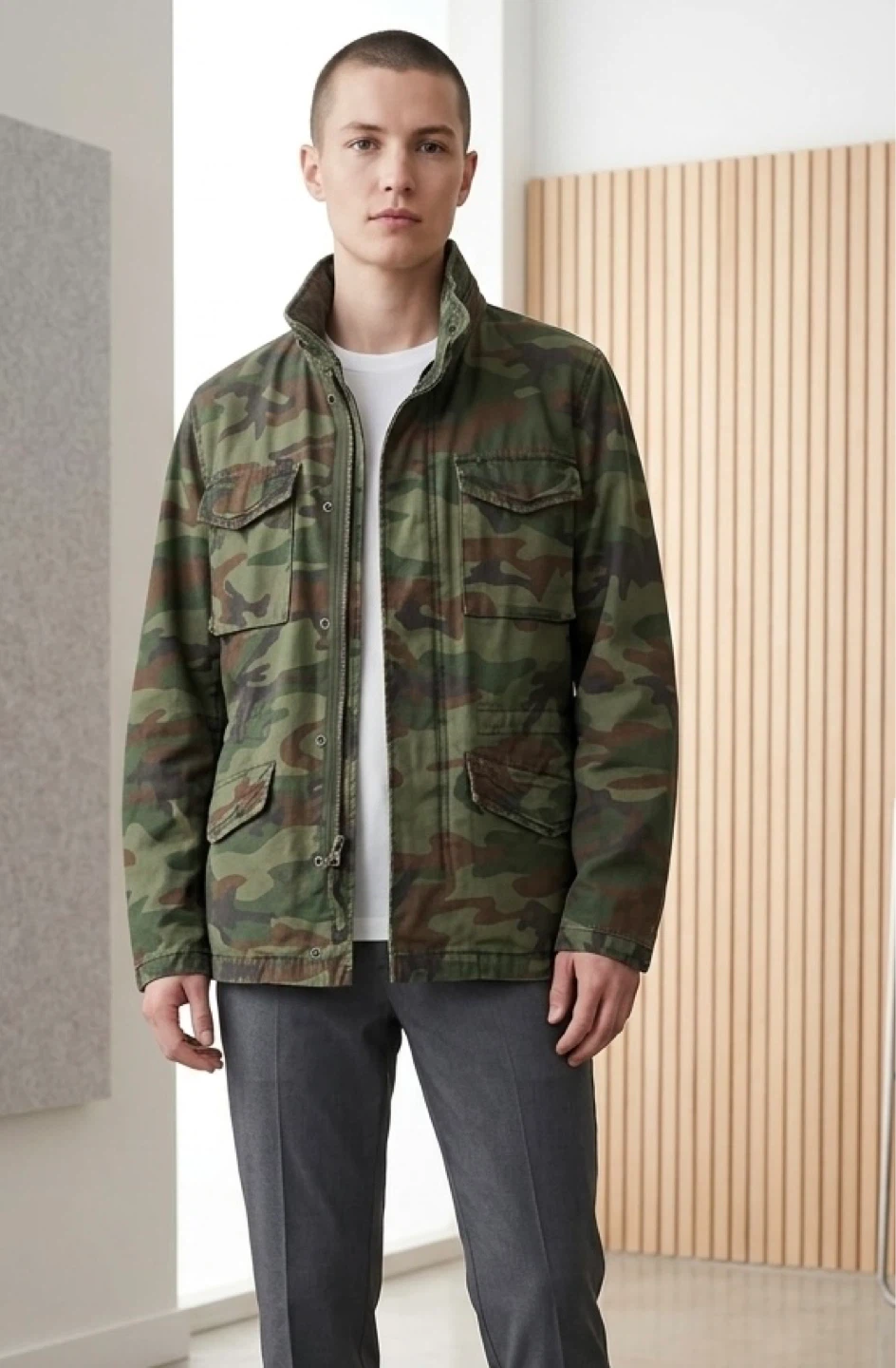 NEW Men's Camouflage Jacket GAP - Size M