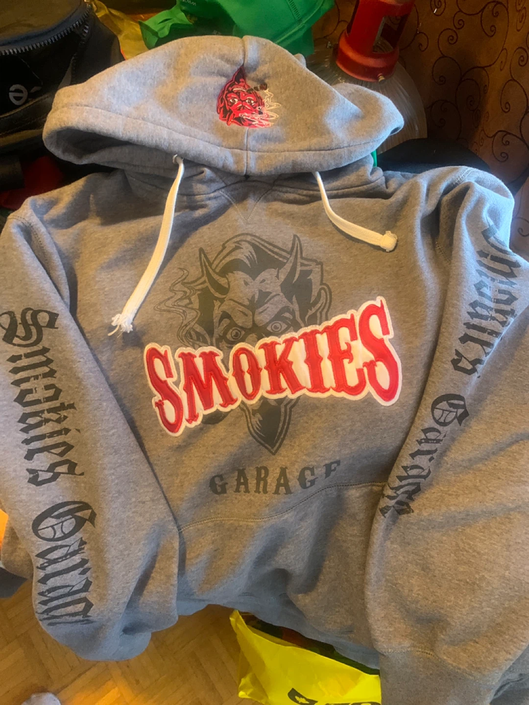 Smokies Garage Grey Hoodie