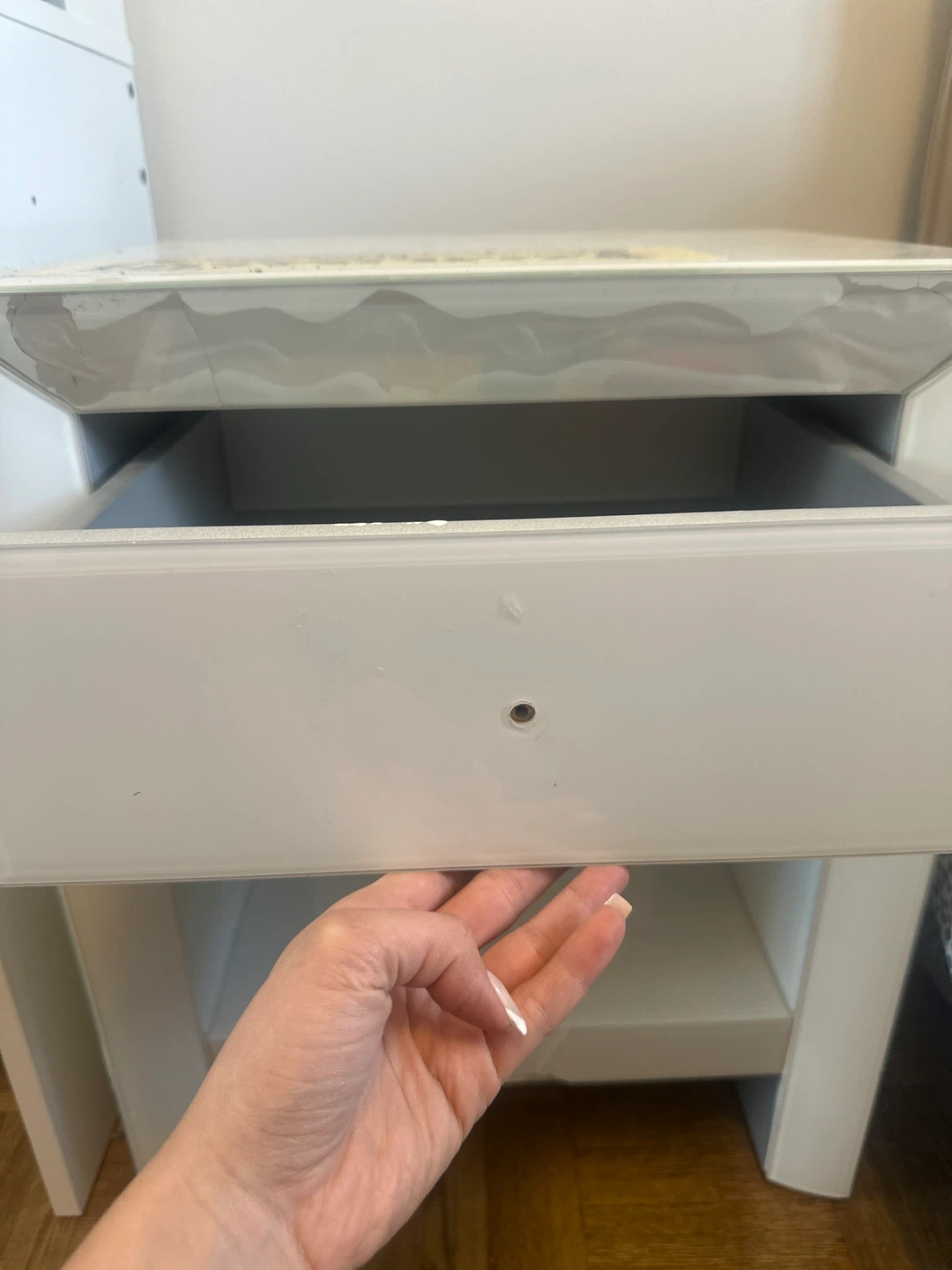 Homesense White Nightstand - photo 3