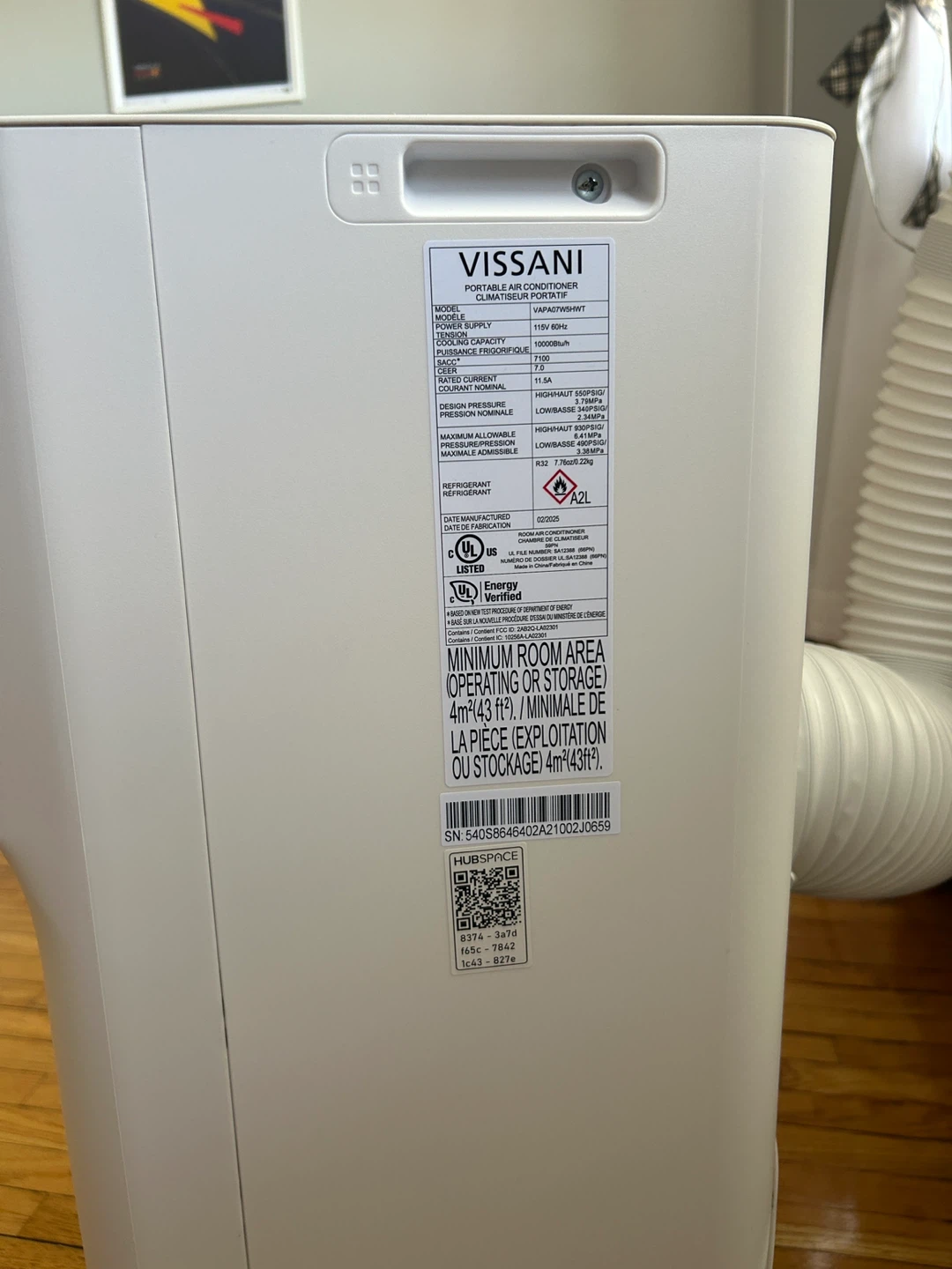 Vissani Portable Air Conditioner - photo 3