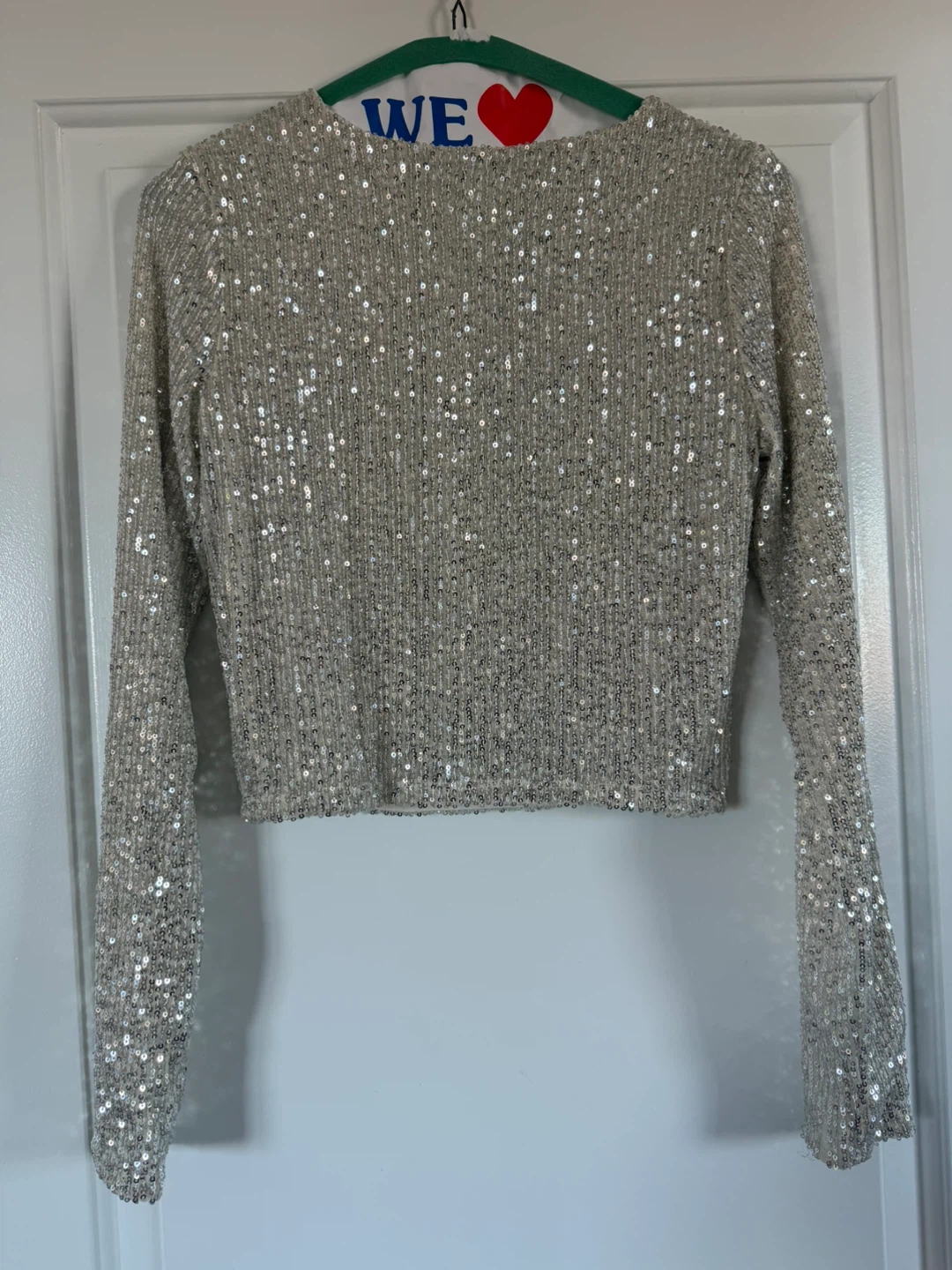 Z Supply Sequin Stardust Long Sleeve Top - Size S - photo 2