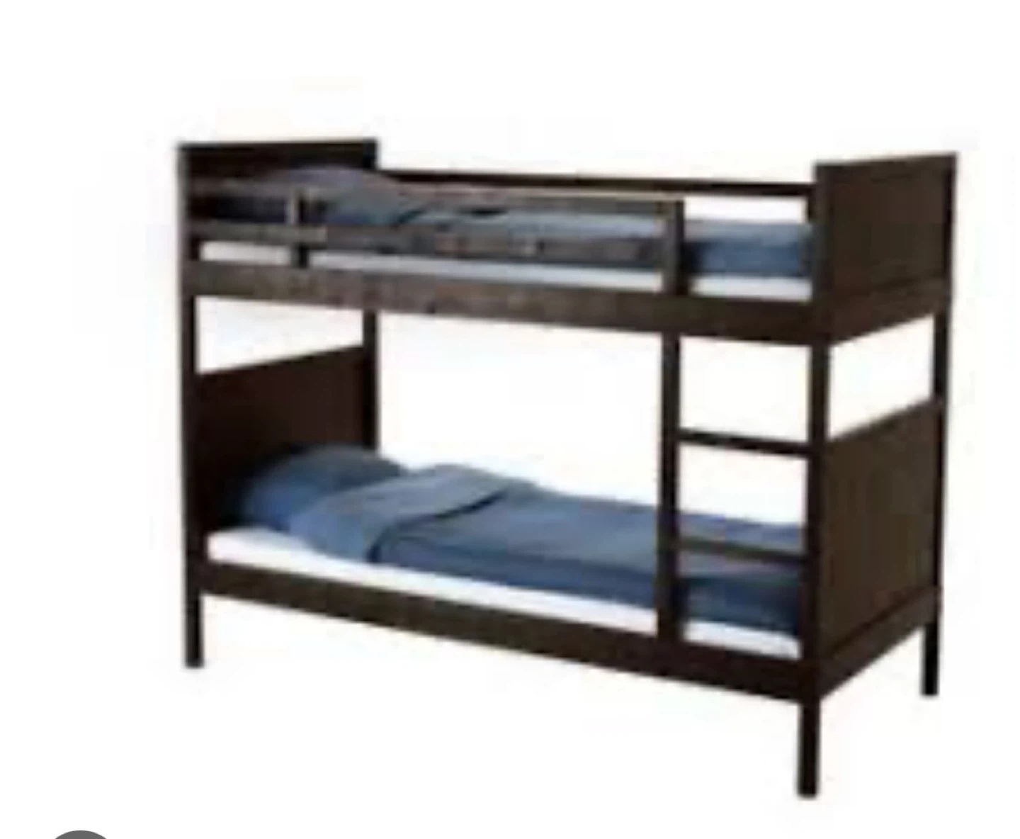 Black Twin over Twin Bunk Bed