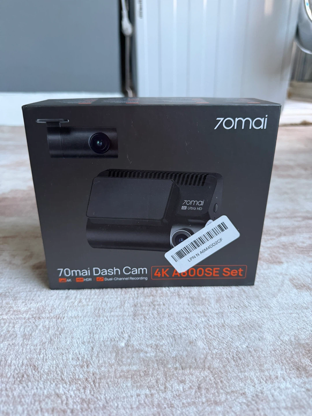 70mai Dash Cam 4K A800S Set