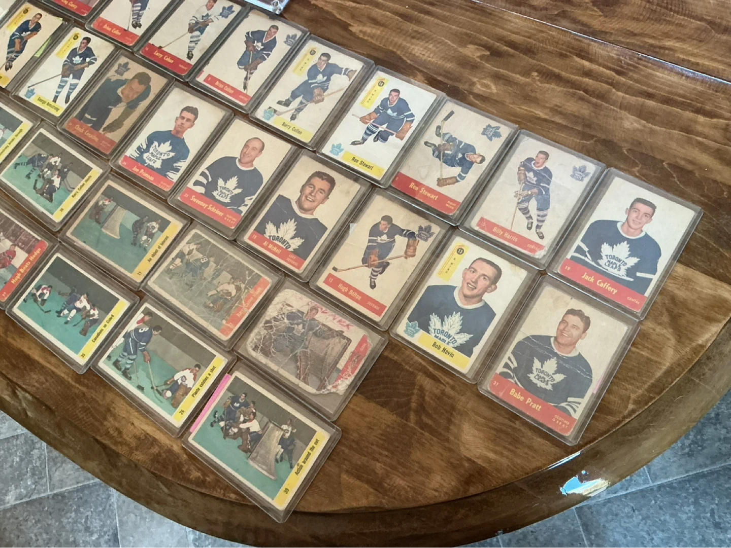Lots o’ 1955-56-57-58 PARKHURST TORONTO MAPLE LEAFS  Cards ! - photo 5