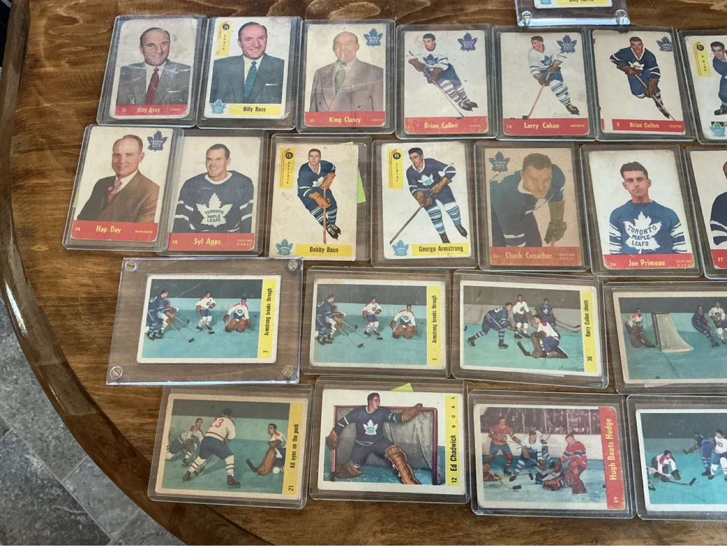 Lots o’ 1955-56-57-58 PARKHURST TORONTO MAPLE LEAFS  Cards ! - photo 2
