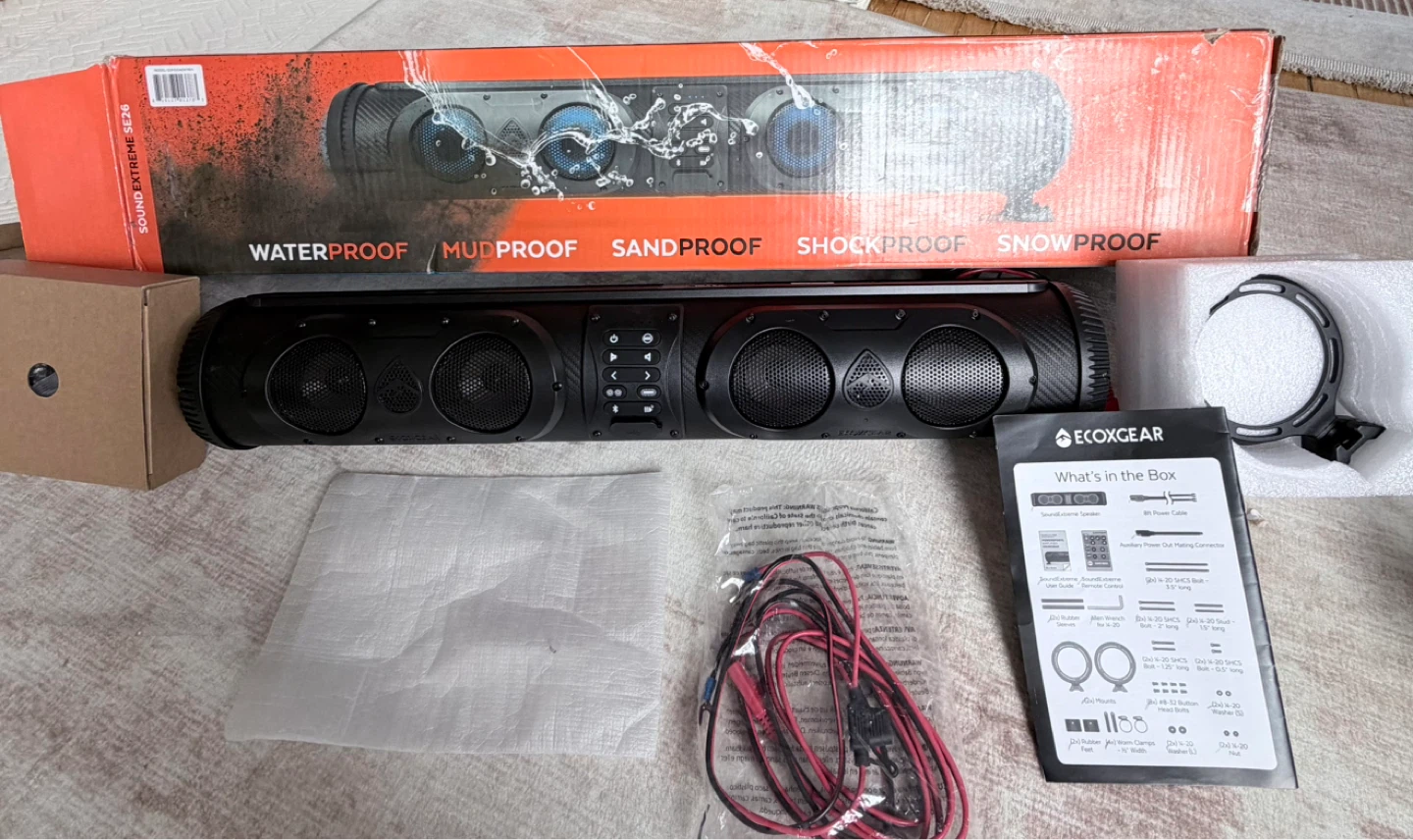 ECOXGEAR SoundExtreme SE26 Waterproof Bluetooth Speaker