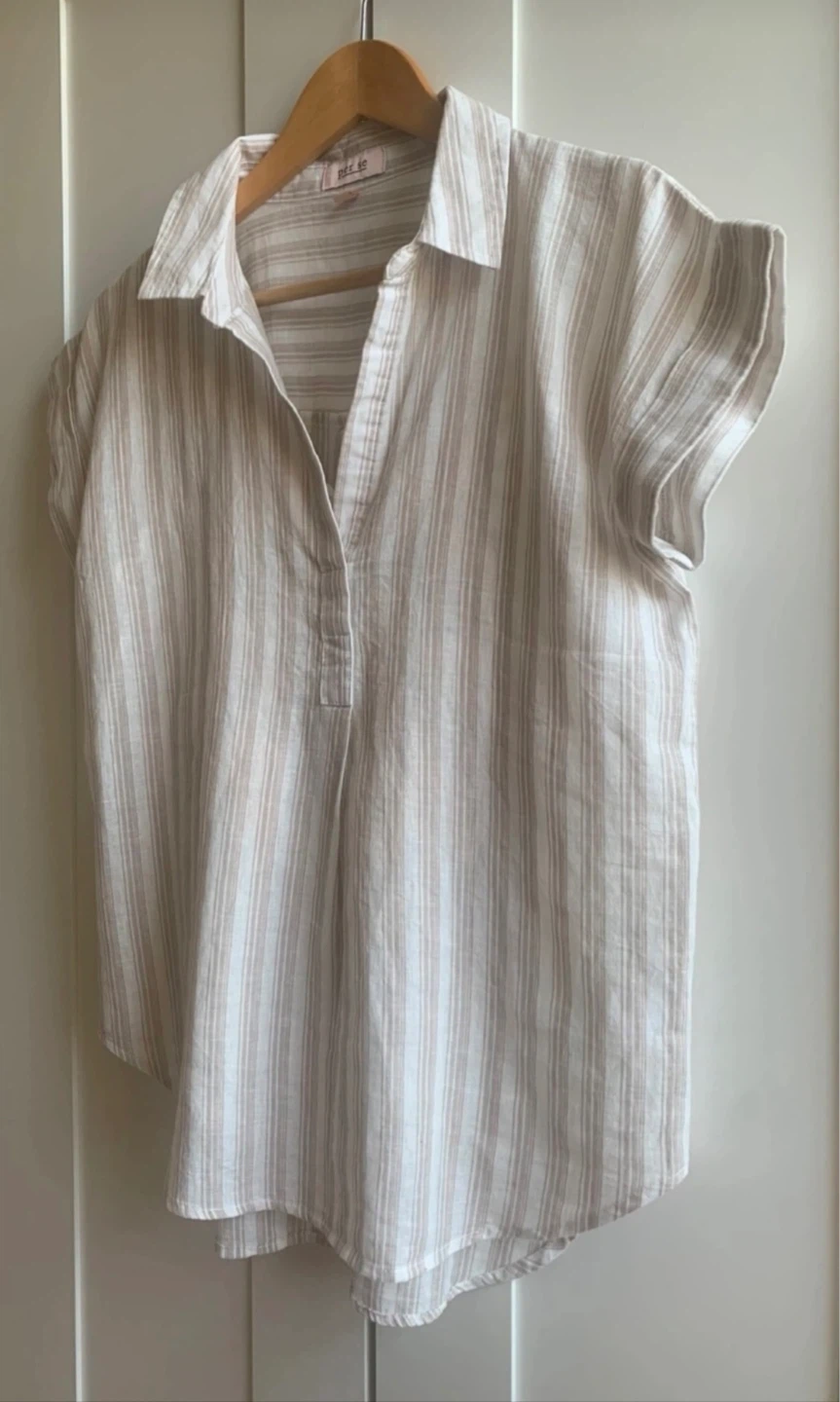 NEW Women’s Linen Cotton Shirt Top - photo 2