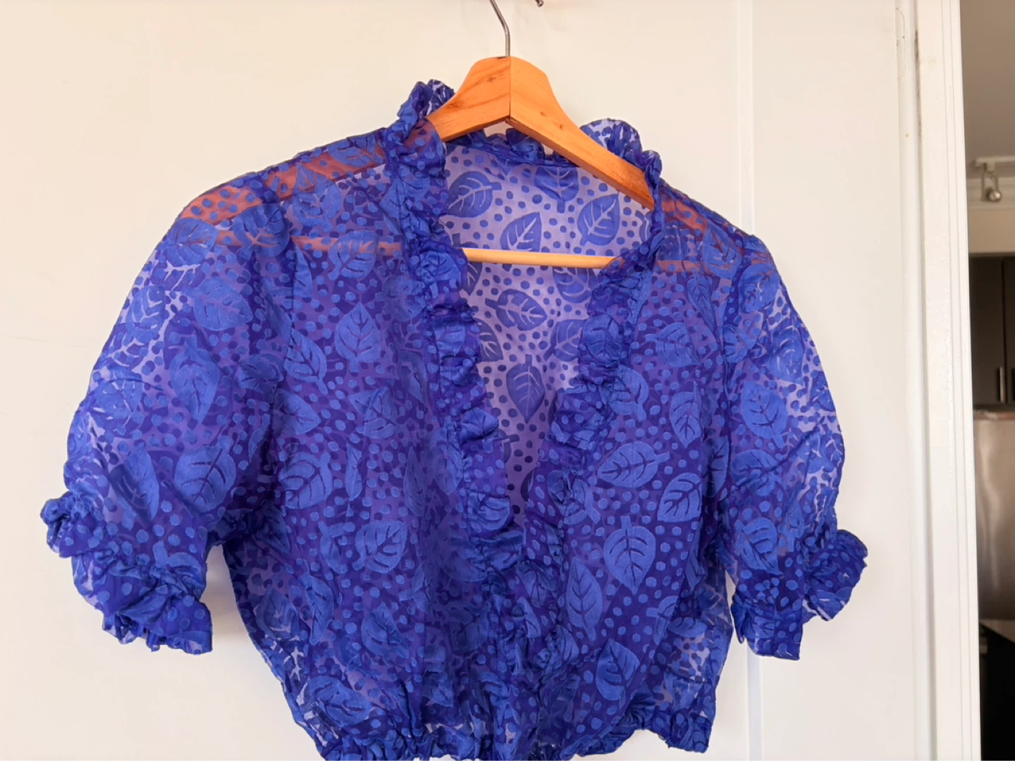 Sheer Blue  Crop Top - photo 2