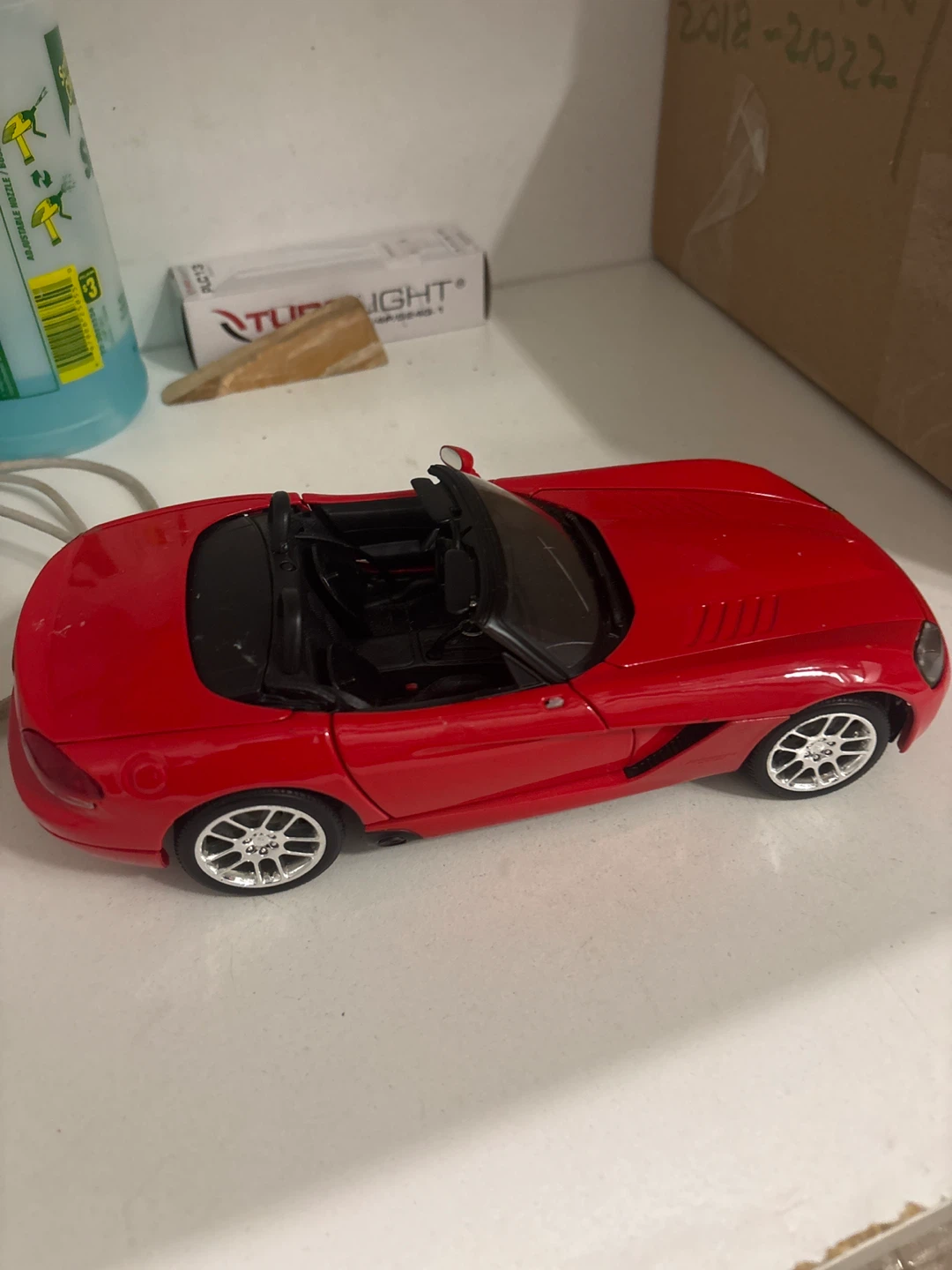 Red Dodge Viper Convertible Toy Car x2 - photo 3
