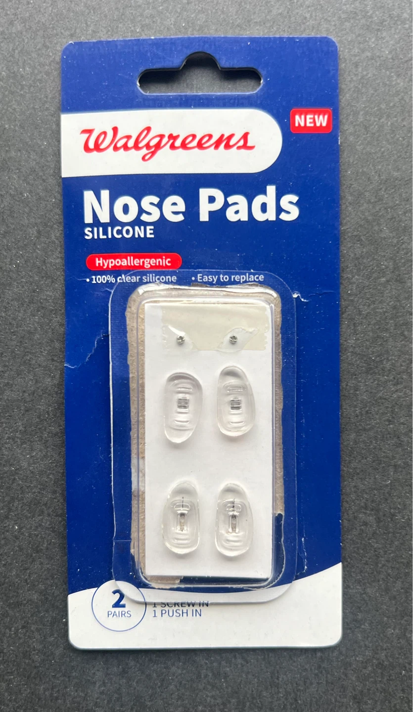 Walgreens Silicone Nose Pads - 2 Pairs