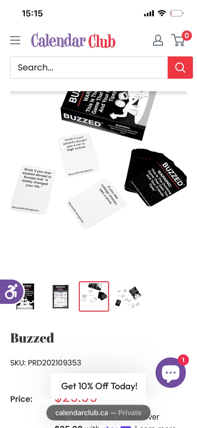 BUZZED Drinking Card Game - photo 3
