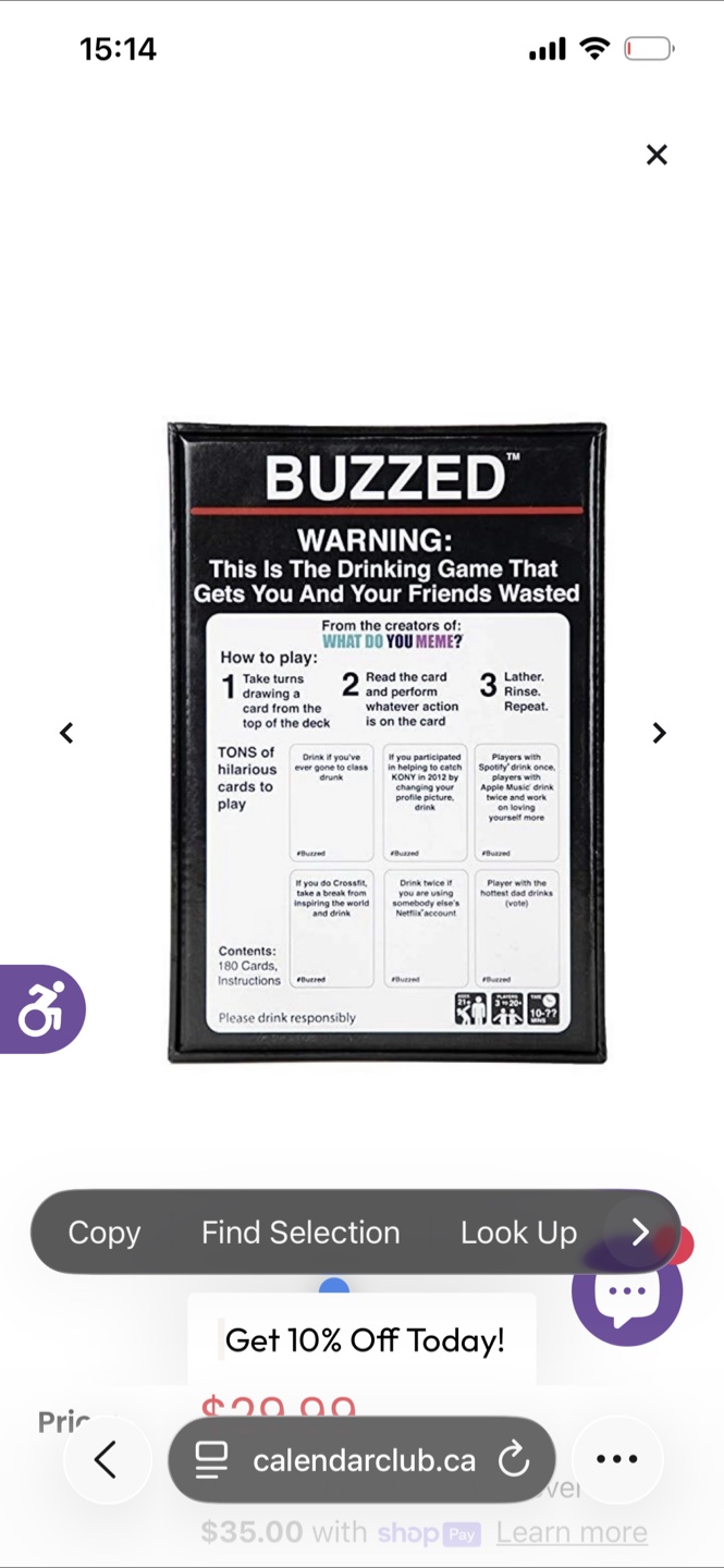 BUZZED Drinking Card Game - photo 2