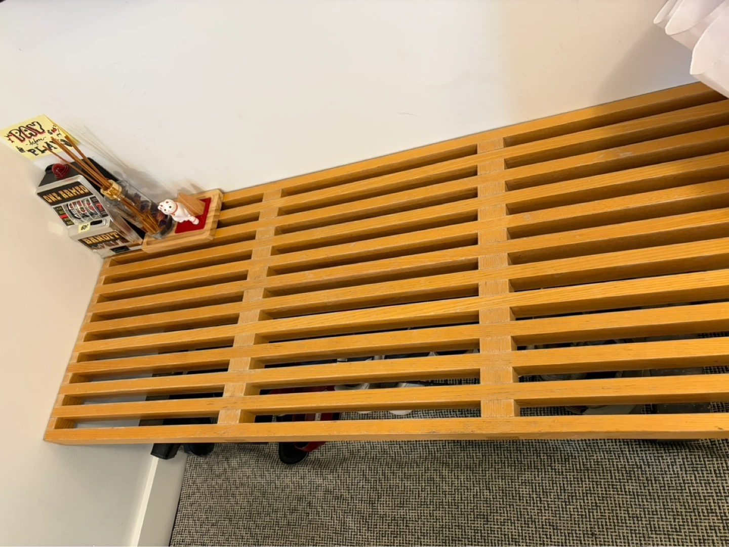 Nelson bench 48” natural wood replica - photo 2