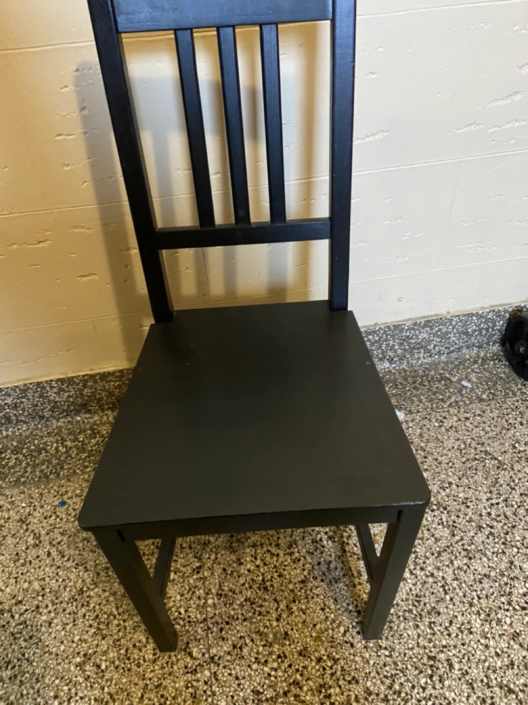Black Wooden Dining Chair