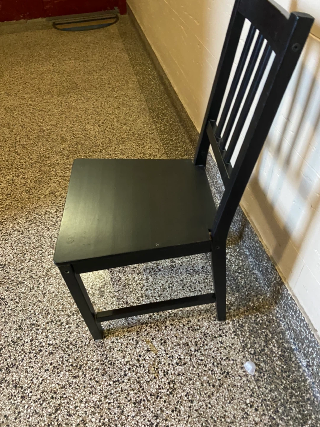 Black Wooden Dining Chair - photo 2