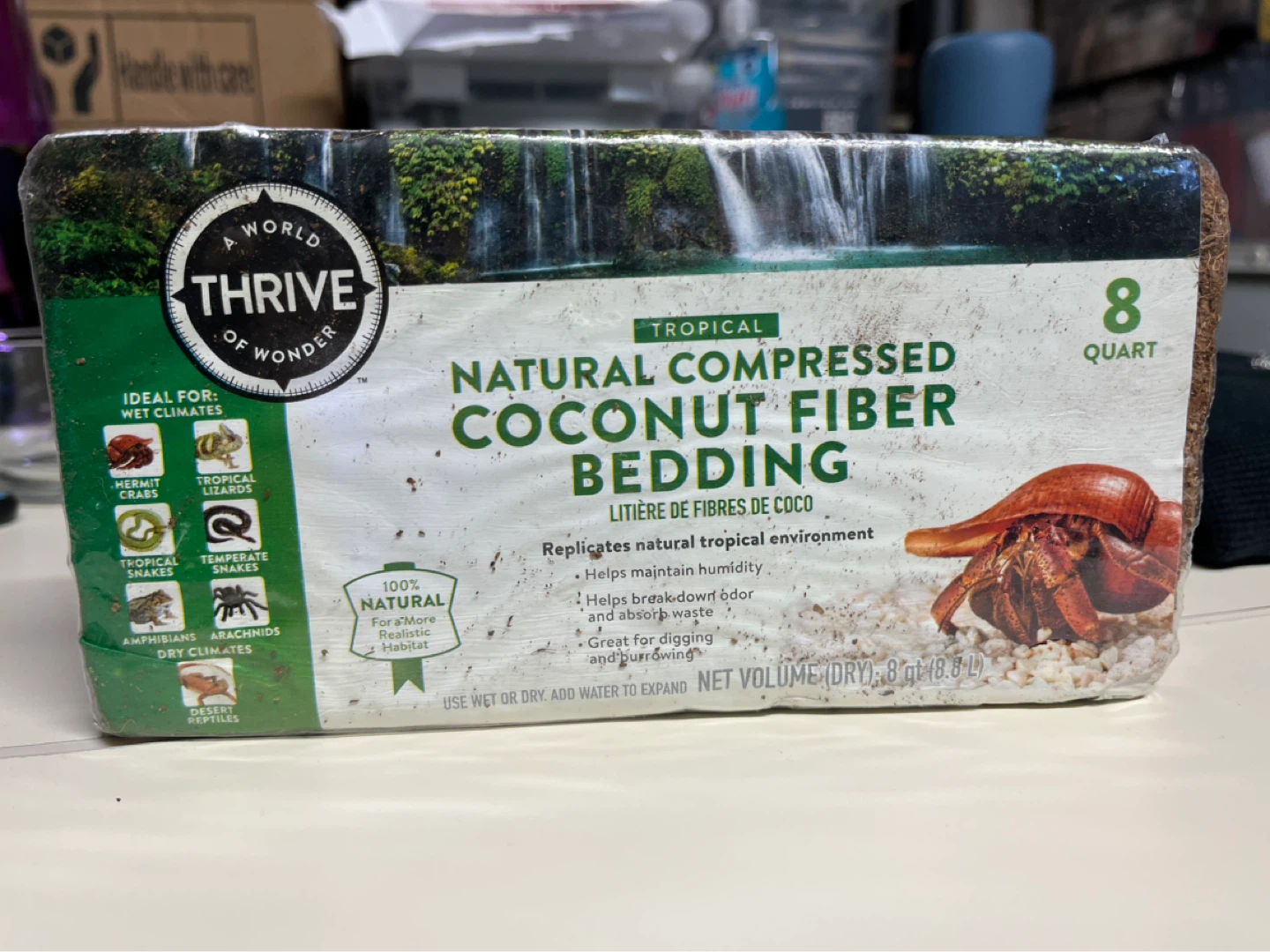 Thrive Tropical Natural Compressed Coconut Fiber Bedding