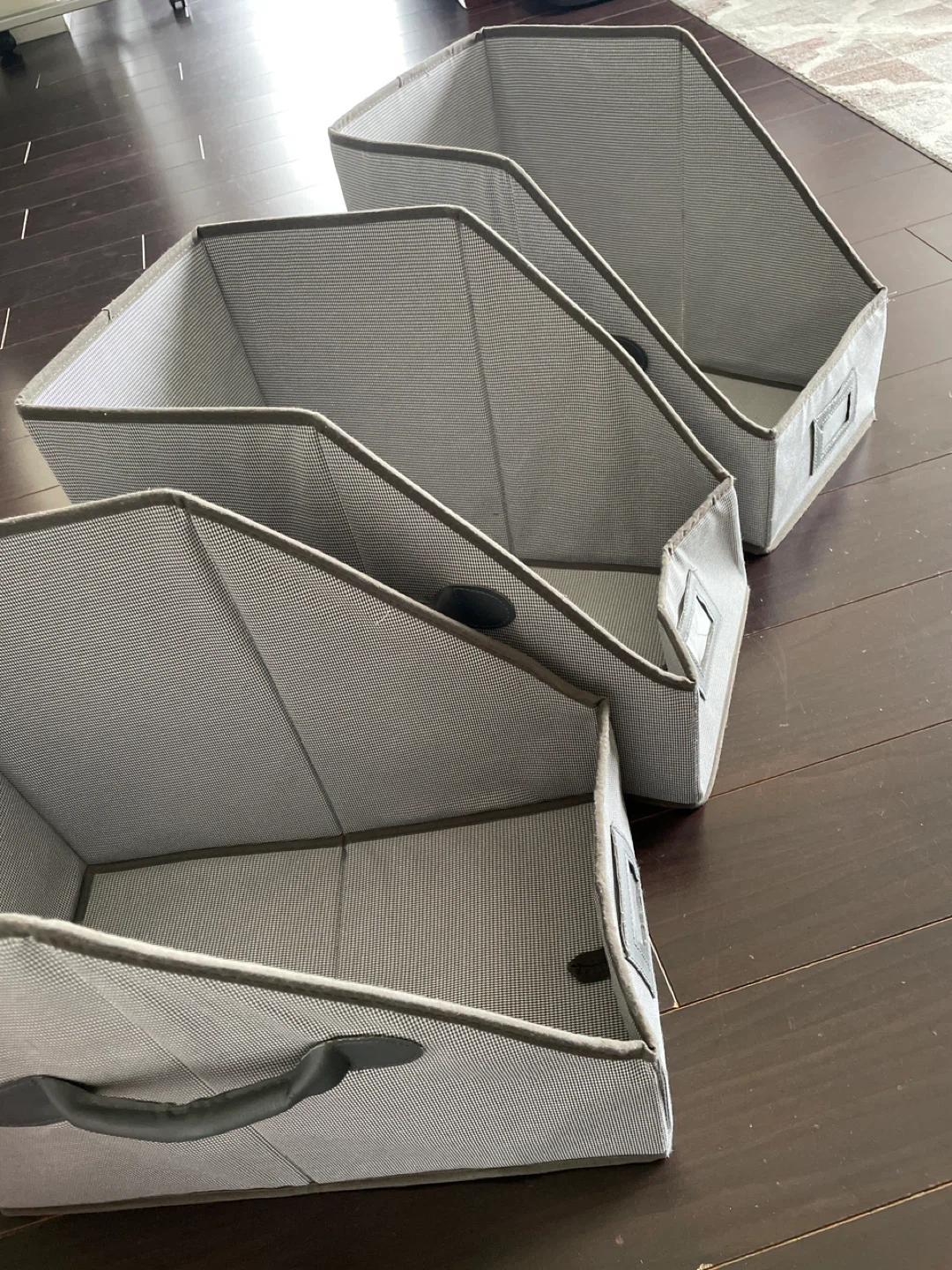 Fabric Storage Bin (set of 3) - photo 3