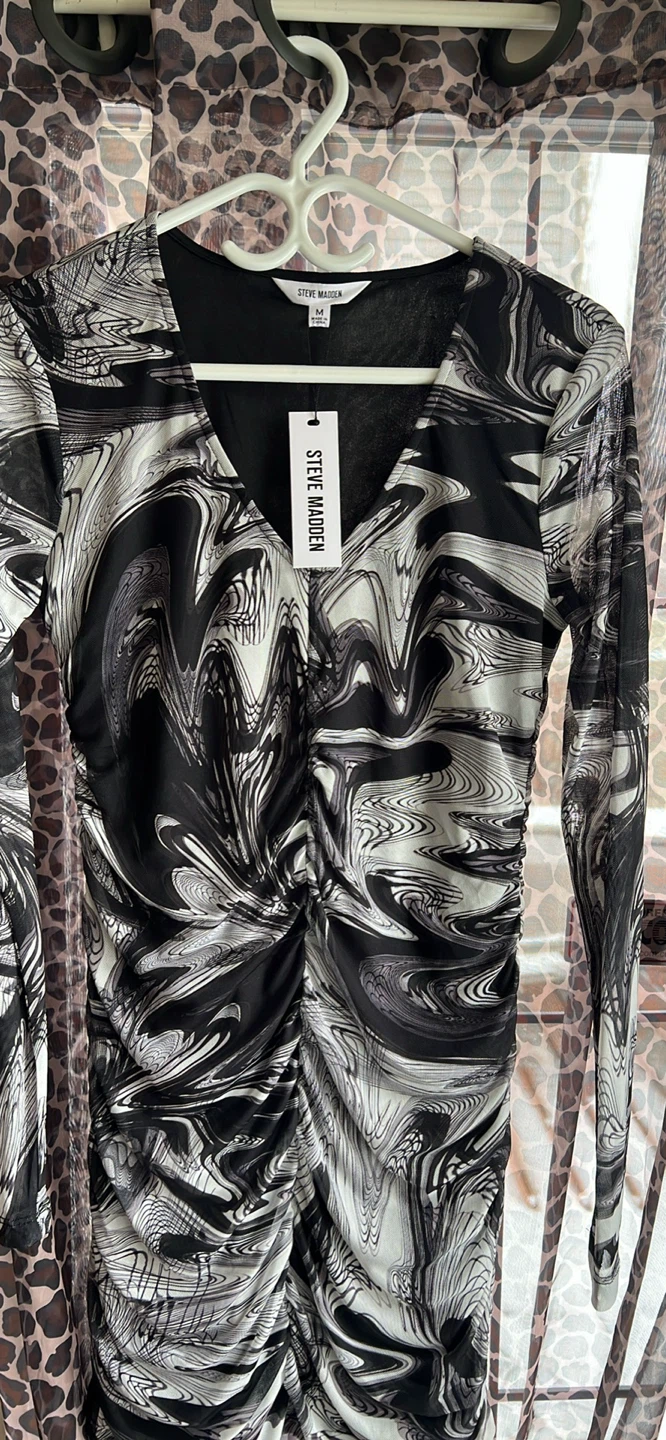 Steve Madden Ruched Mesh Dress - photo 3