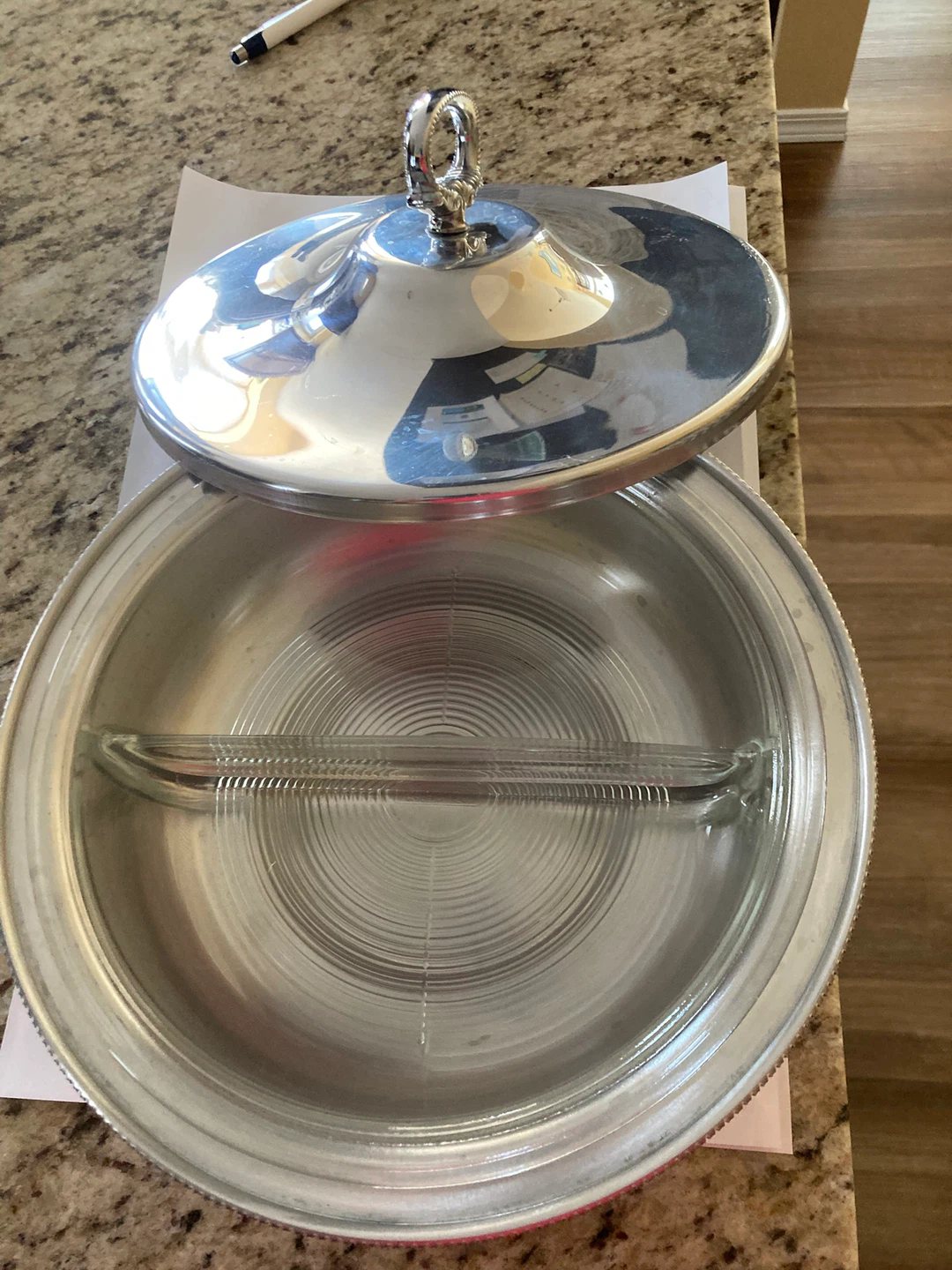 Vintage Silver Plated Serving Dish with Lid