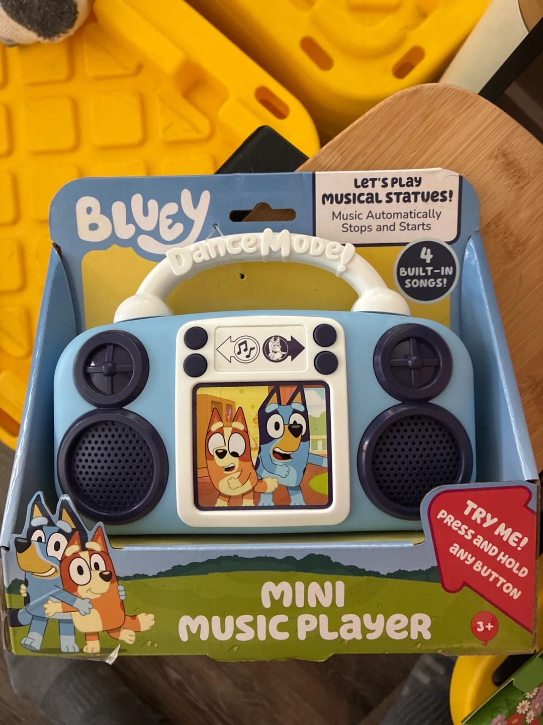 Bluey Mini Music Player with 4 Built-in Songs