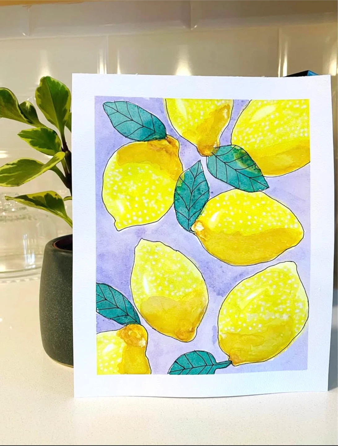 Original Watercolor Fruit paintings - photo 2