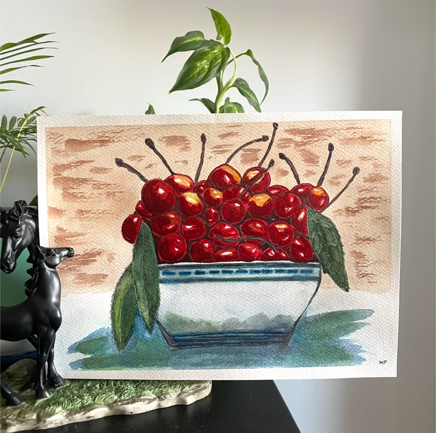 Original Watercolor Fruit paintings