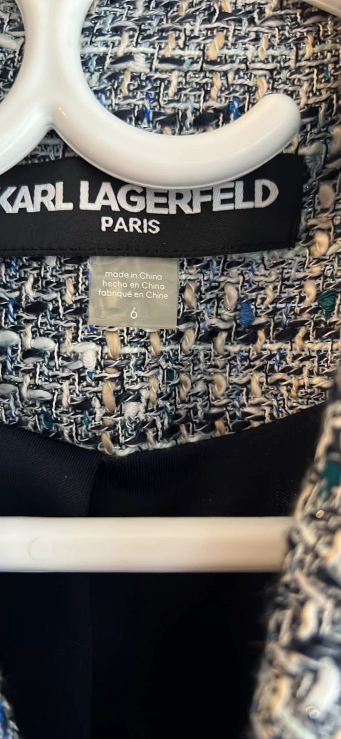 Karl Lagerfeld Paris Sleeveless Blazer Size 6 - photo 3
