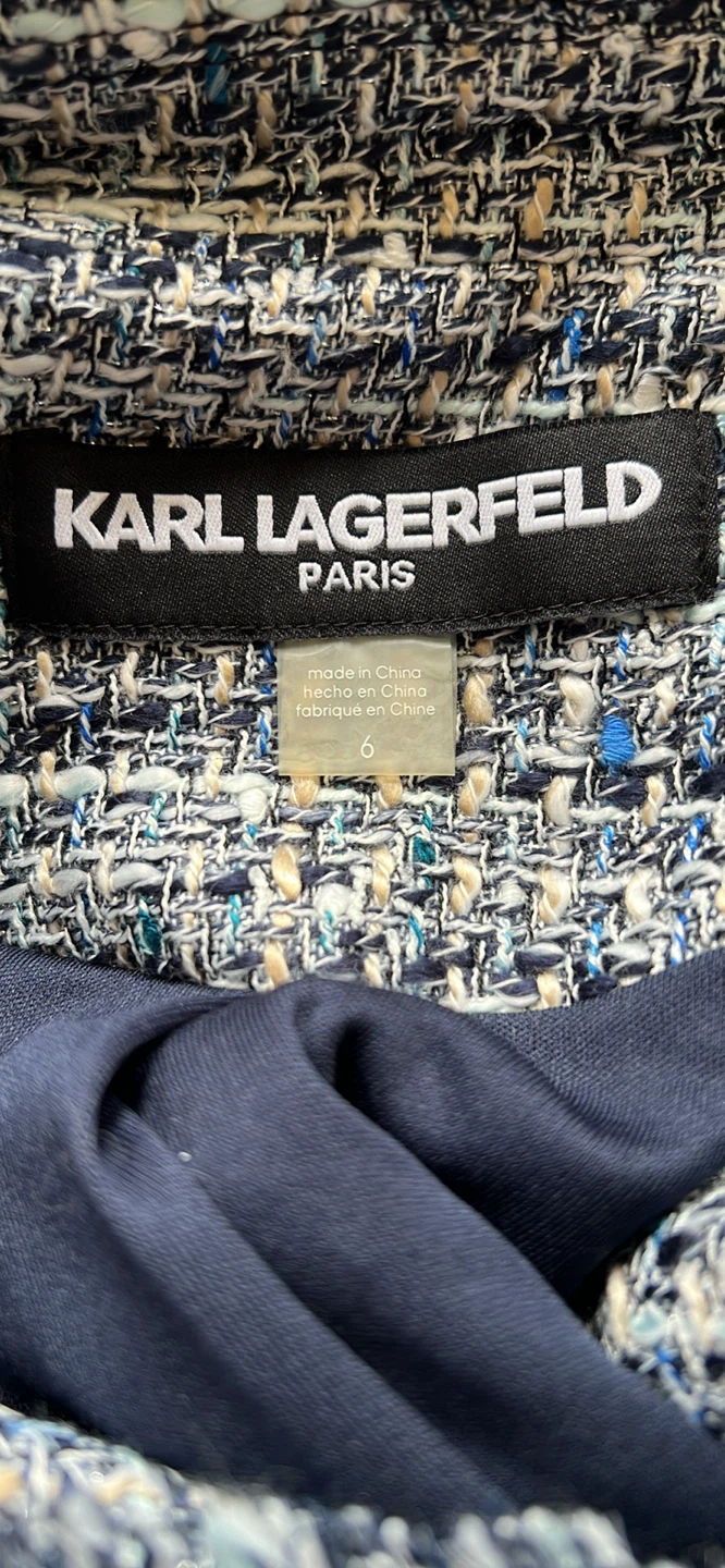 Karl Lagerfeld Paris Sleeveless Blazer Size 6 - photo 4
