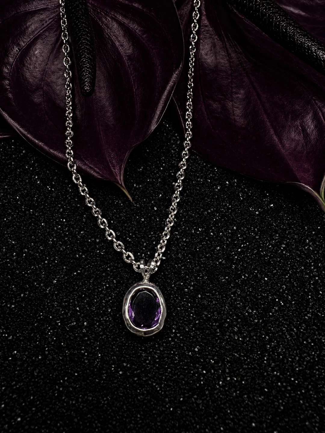 Amethyst Gemstone Pendant